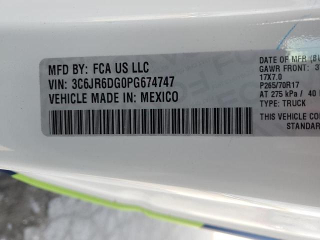 2023 RAM 1500 CLASS - 3C6JR6DG0PG674747