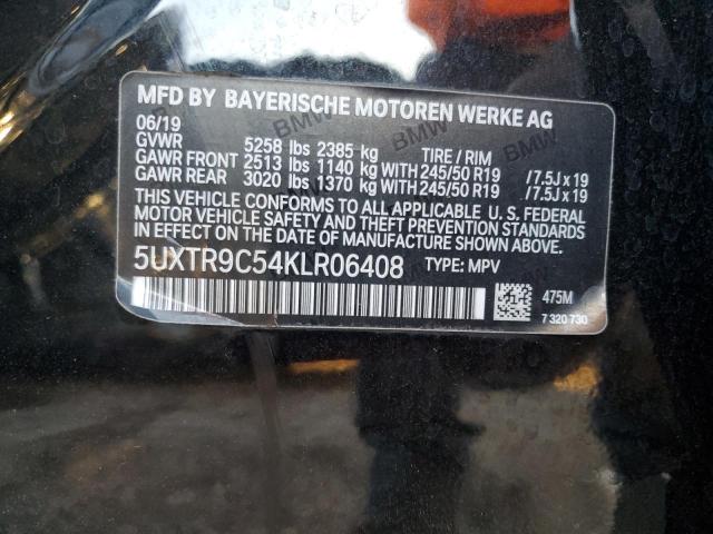 2019 BMW X3 XDRIVE3 - 5UXTR9C54KLR06408