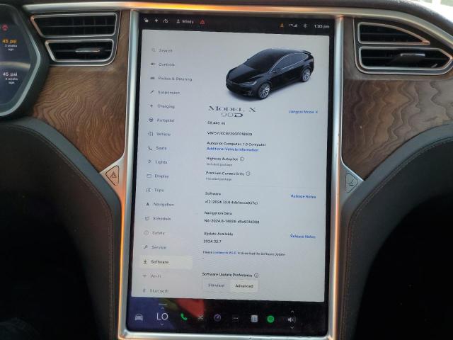 VIN 5YJXCBE29GF018939 2016 Tesla MODEL X no.9