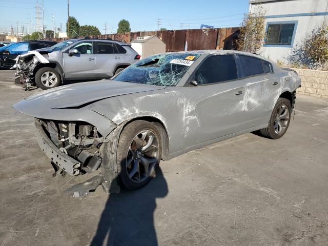 DODGE CHARGER SX 2017 gray  flexible fuel 2C3CDXHG2HH504587 photo #1