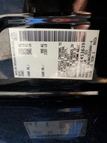 2017 NISSAN MAXIMA 3.5 - 1N4AA6AP1HC453639