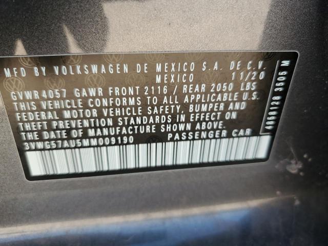 2021 VOLKSWAGEN GOLF - 3VWG57AU5MM009190