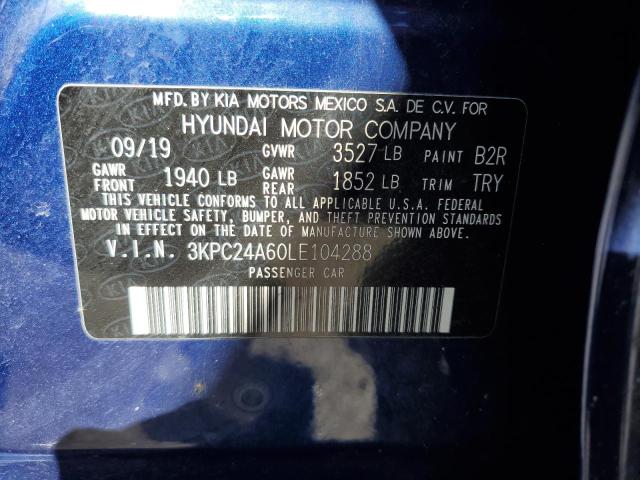 2020 HYUNDAI ACCENT SE - 3KPC24A60LE104288