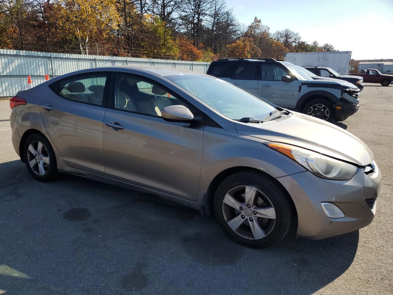 Lot #3036945775 2013 HYUNDAI ELANTRA GL