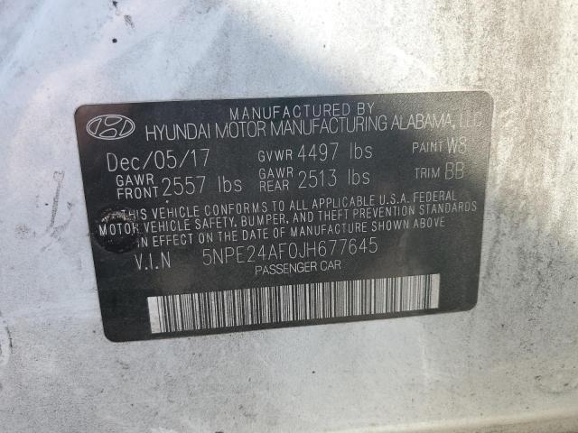 2018 HYUNDAI SONATA SE - 5NPE24AF0JH677645