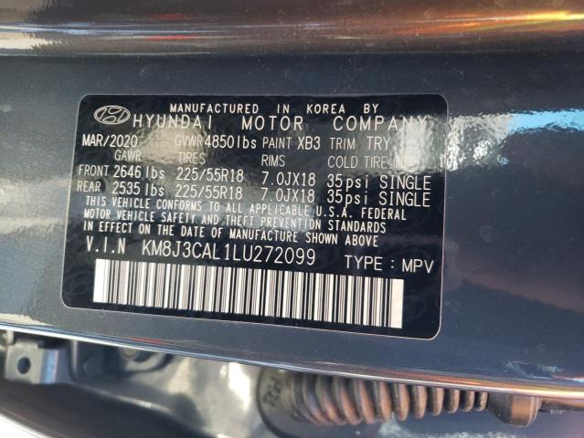 2020 HYUNDAI TUCSON LIM - KM8J3CAL1LU272099