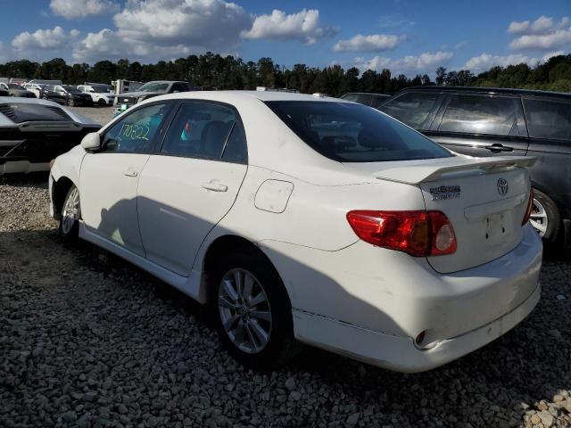 Vin: 2t1bu4ee4ac402605, lot: 74594254, toyota corolla base 20102