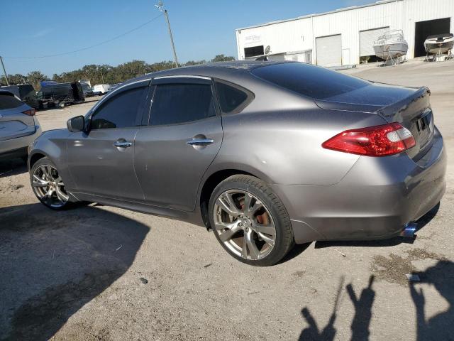 INFINITI M37 X 2013 gray  gas JN1BY1AR9DM604703 photo #3