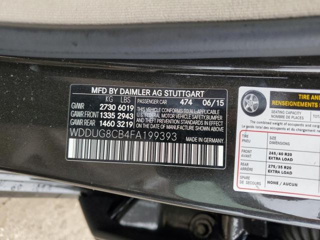 VIN WDDUG8CB4FA199393 2015 MERCEDES-BENZ S-CLASS no.13