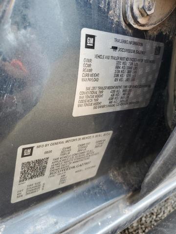 2020 CHEVROLET SILVERADO - 3GCUYEED9LG427907