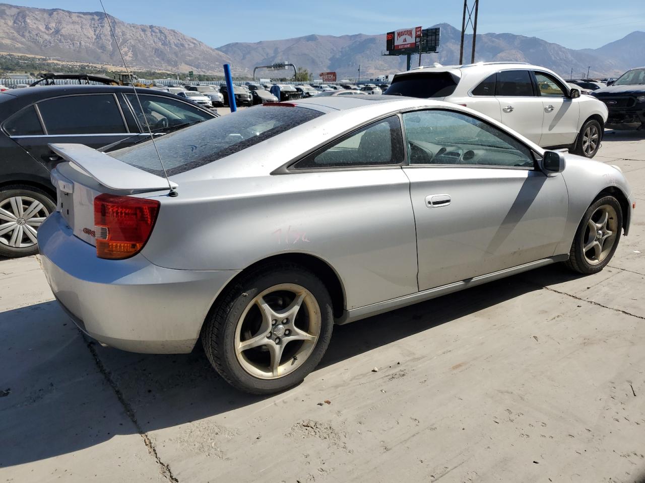 TOYOTA CELICA GT- 2002 gray  gas JTDDY38T920056631 photo #4