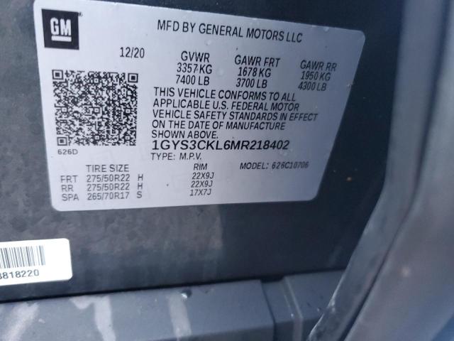 2021 CADILLAC ESCALADE P - 1GYS3CKL6MR218402