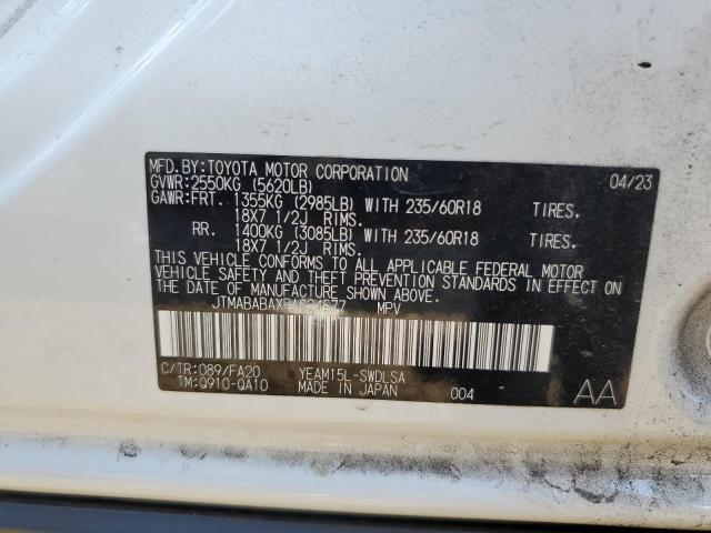 2023 SUBARU SOLTERRA P JTMABABAXPA024577