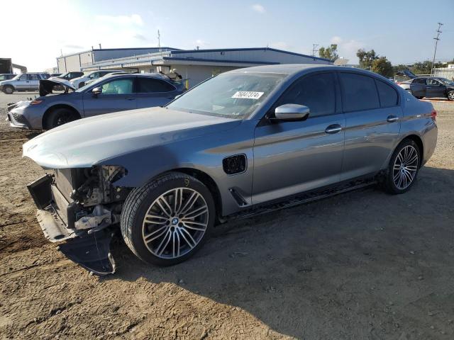 BMW 530E 2018 gray  hybrid engine WBAJA9C57JB251369 photo #1