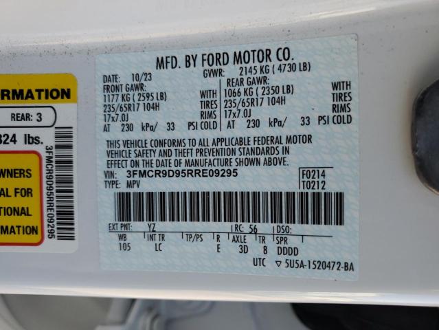 2024 FORD BRONCO SPO - 3FMCR9D95RRE09295