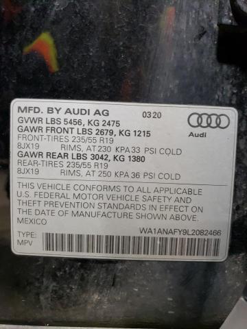 2020 AUDI Q5 PREMIUM - WA1ANAFY9L2082466