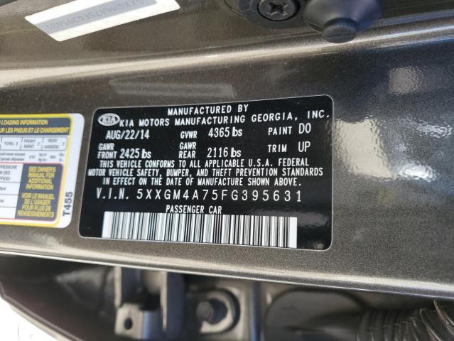 VIN 5XXGM4A75FG395631 2015 KIA OPTIMA no.12