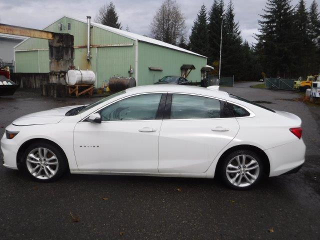 CHEVROLET MALIBU LT 2017 white sedan 4d gas 1G1ZE5ST2HF255800 photo #4