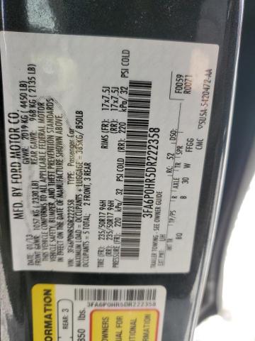 VIN 3FA6P0HR5DR222358 2013 Ford Fusion, SE no.12