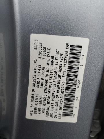2016 HONDA ACCORD SPO - 1HGCR2F57GA230772