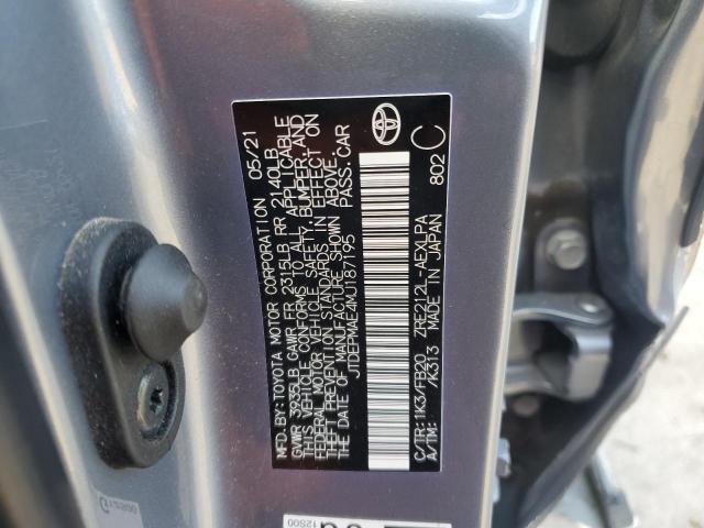 2021 TOYOTA COROLLA LE - JTDEPMAE4MJ187195