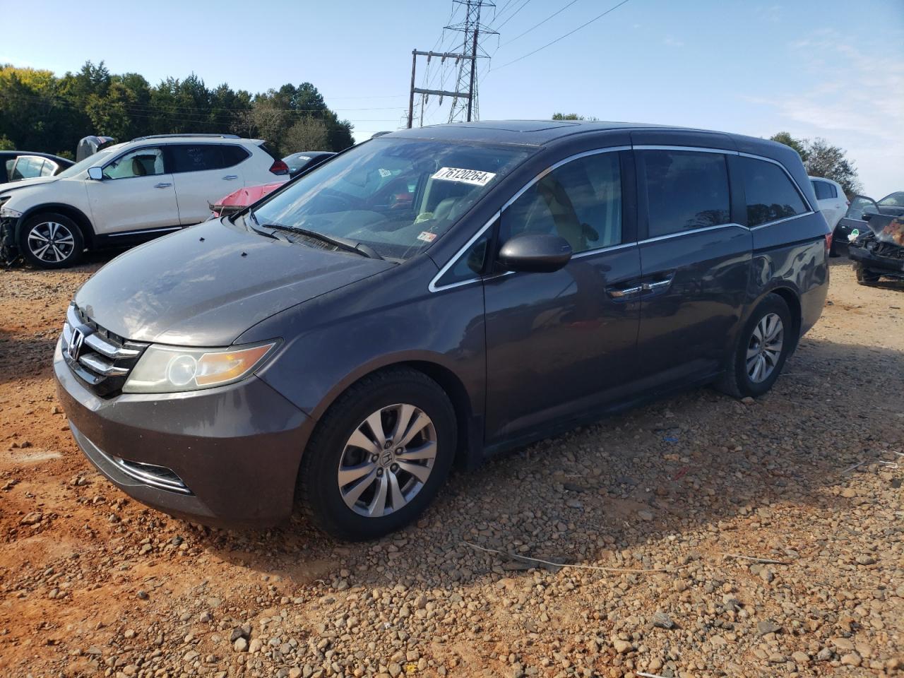 Lot #2952625168 2014 HONDA ODYSSEY EX