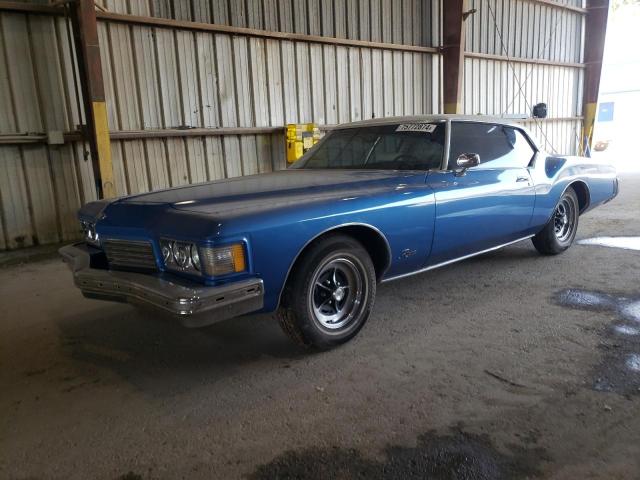 BUICK RIVIERA 1973 blue   4Y87U3H512236 photo #1