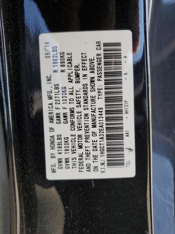 Lot #2979396680 2014 HONDA ACCORD LX-