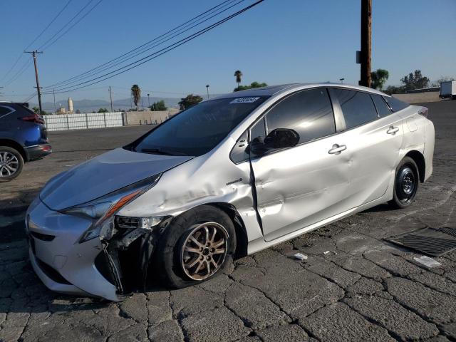 TOYOTA PRIUS 2017 silver  hybrid engine JTDKARFU3H3050213 photo #1