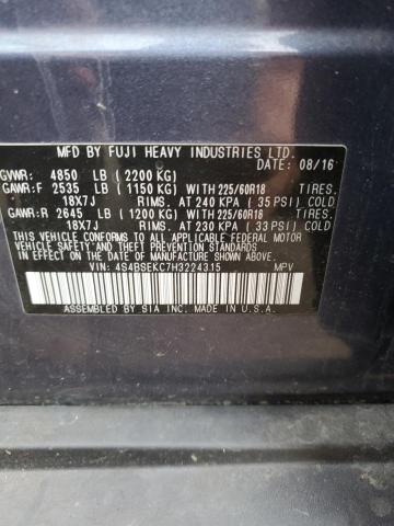 2017 SUBARU OUTBACK 3. - 4S4BSEKC7H3224315