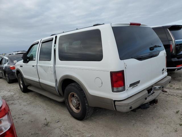 FORD EXCURSION 2001 white  gas 1FMNU42L31EA08652 photo #3