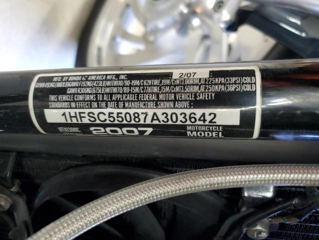 2007 HONDA VTX1300 C 1HFSC55087A303642