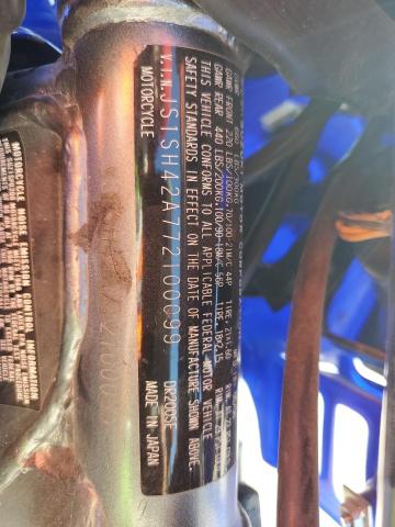 2007 SUZUKI DR200 SET JS1SH42A772100099