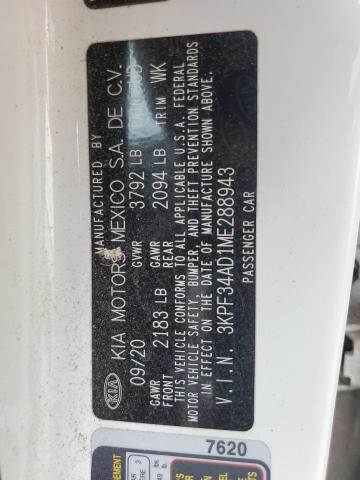 2021 KIA FORTE GT L - 3KPF34AD1ME288943