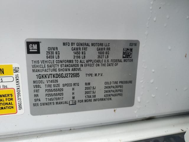 2016 GMC ACADIA DEN - 1GKKVTKD6GJ272685