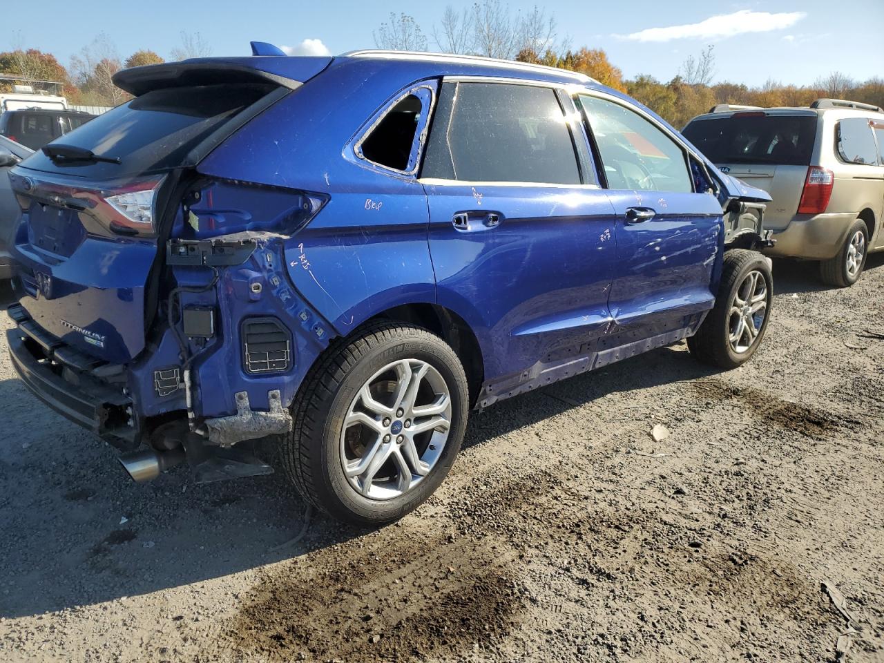 Lot #2972258489 2015 FORD EDGE TITAN