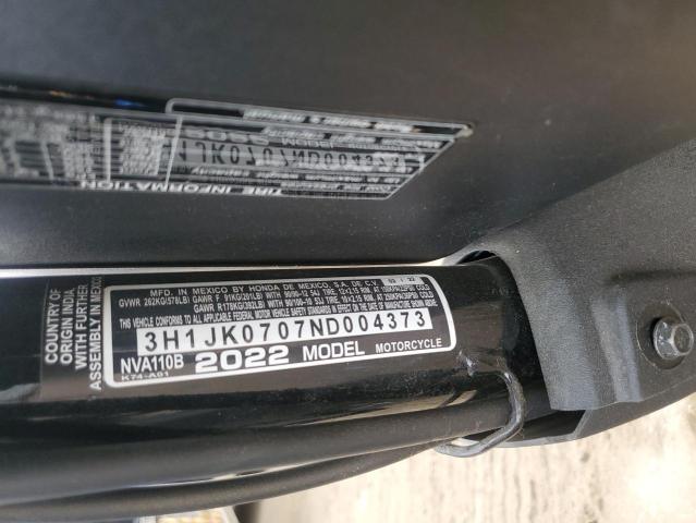 2022 HONDA NVA110 B 3H1JK0707ND004373