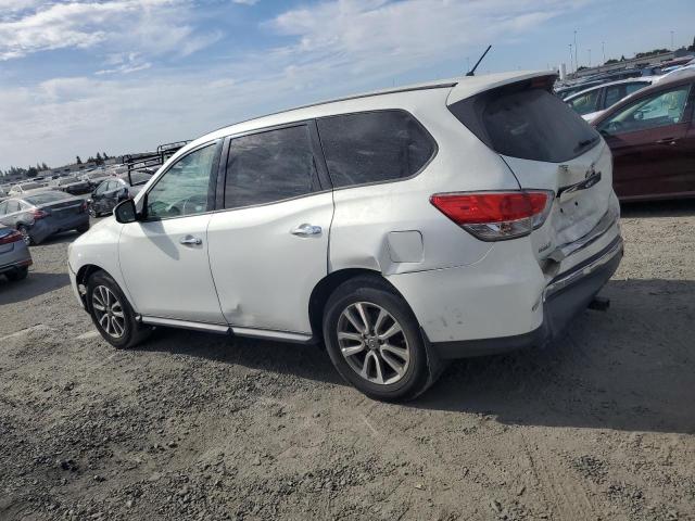 NISSAN PATHFINDER 2014 white  gas 5N1AR2MN1EC614620 photo #3