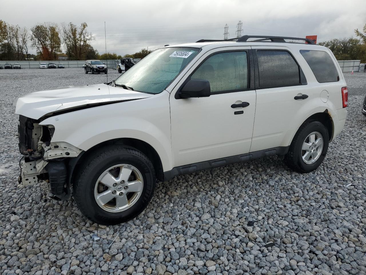 FORD ESCAPE XLT 2012 white  gas 1FMCU9D73CKA10104 photo #1