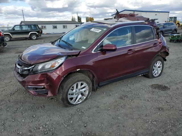 HONDA CR-V EXL 2015 red  gas 2HKRM4H75FH618558 photo #1