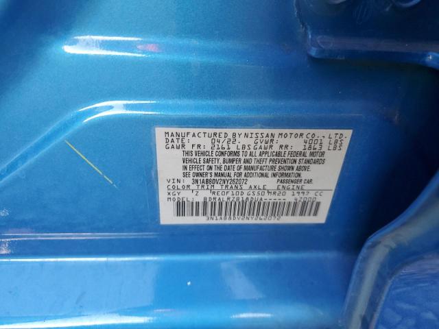 2022 NISSAN SENTRA SR - 3N1AB8DV2NY262072