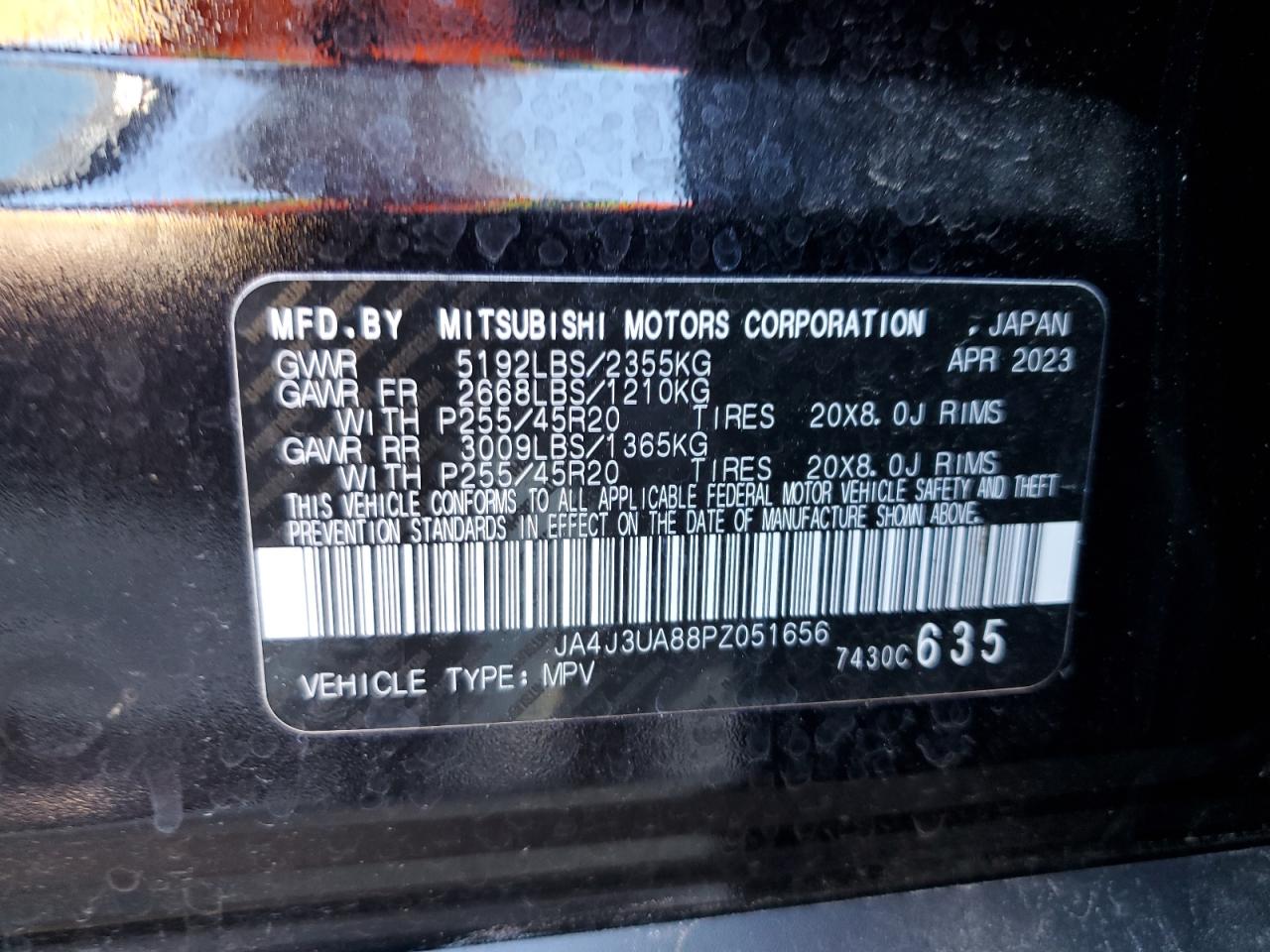 Lot #2991526847 2023 MITSUBISHI OUTLANDER