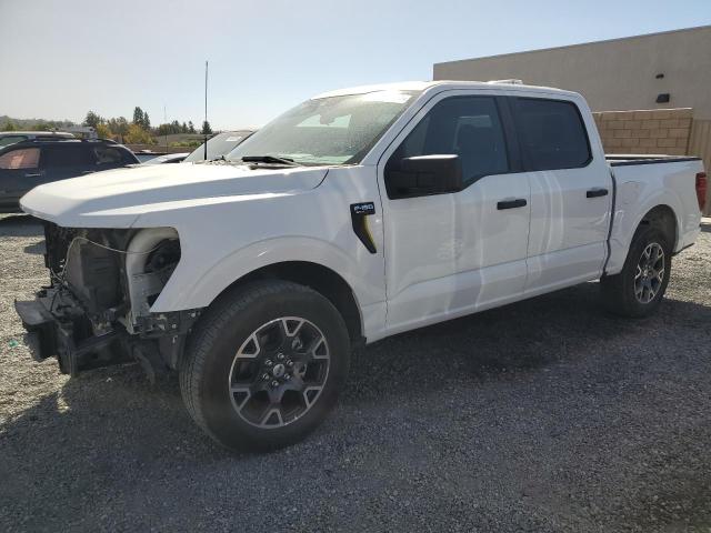 FORD F150 STX 2024 white  gas 1FTEW2KP4RKD30686 photo #1