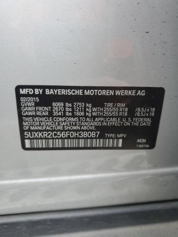 VIN 5UXKR2C56F0H38087 2015 BMW X5, Sdrive35I no.13