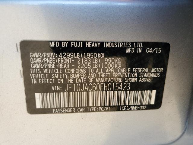 2015 SUBARU IMPREZA PR - JF1GJAC60FH015423