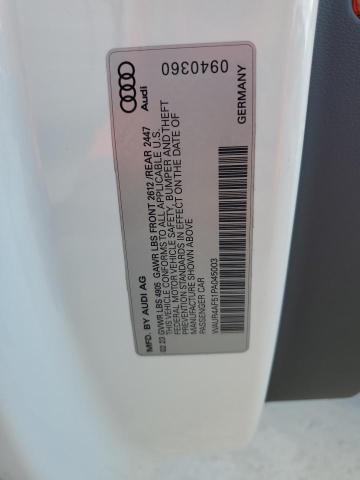 2023 AUDI S5 PRESTIG WAUR4AF51PA045003