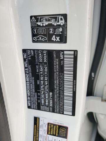 2023 MERCEDES-BENZ EQS SUV 45 4JGDM2DB9PA008580