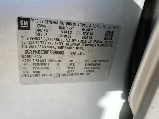 2015 CADILLAC SRX LUXURY - 3GYFNBE39FS590883