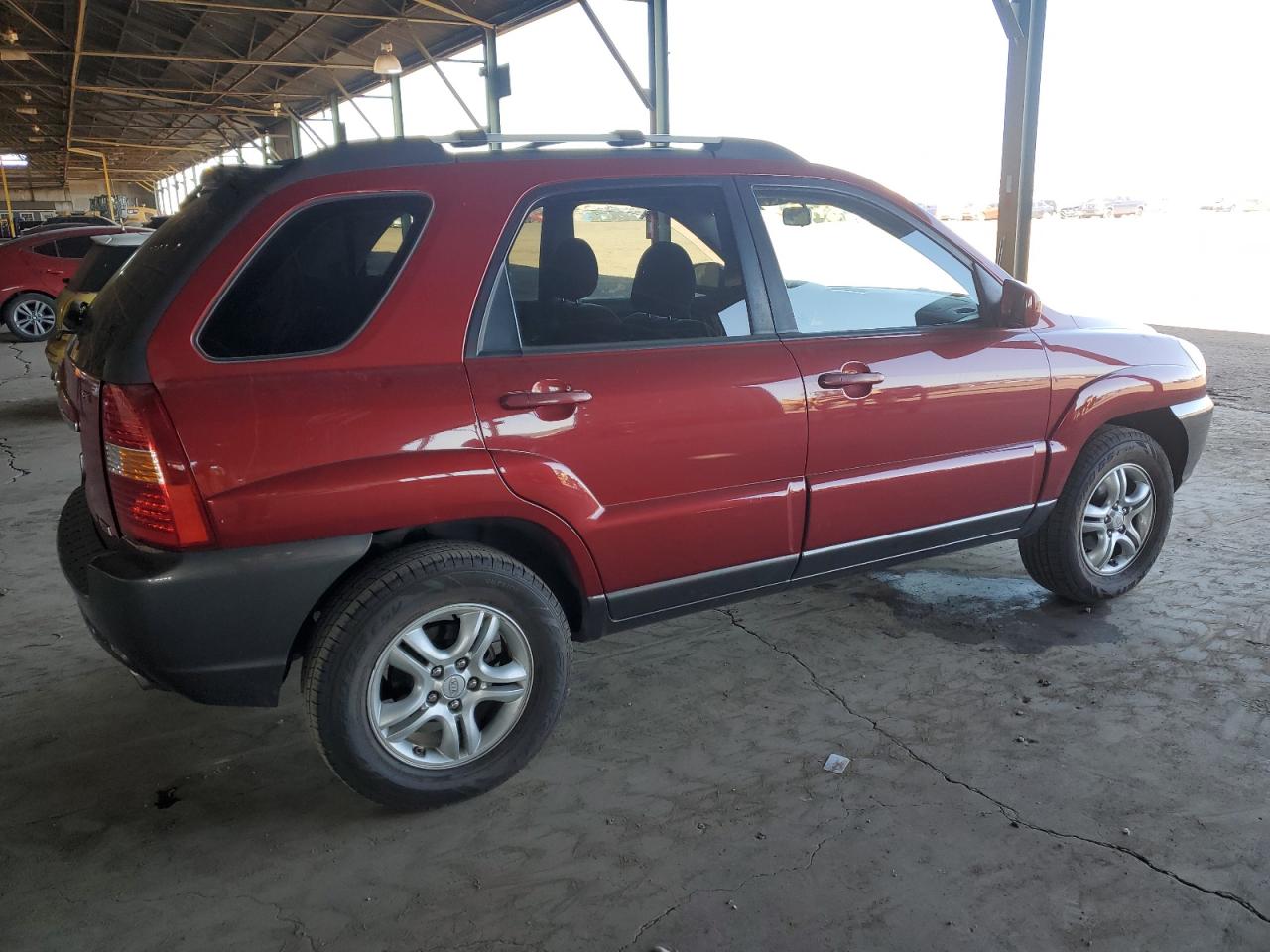 KIA SPORTAGE E 2008 red  gas KNDJF723287522036 photo #4