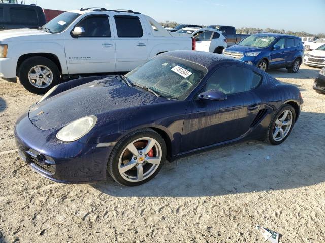 PORSCHE CAYMAN S 2006 blue  gas WP0AB298X6U784188 photo #1